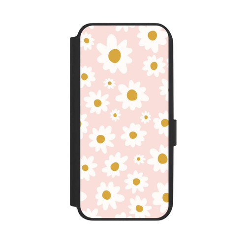 Samsung Galaxy A14 5G NIVOflip Retro Gänseblümchen und Rosenmuster