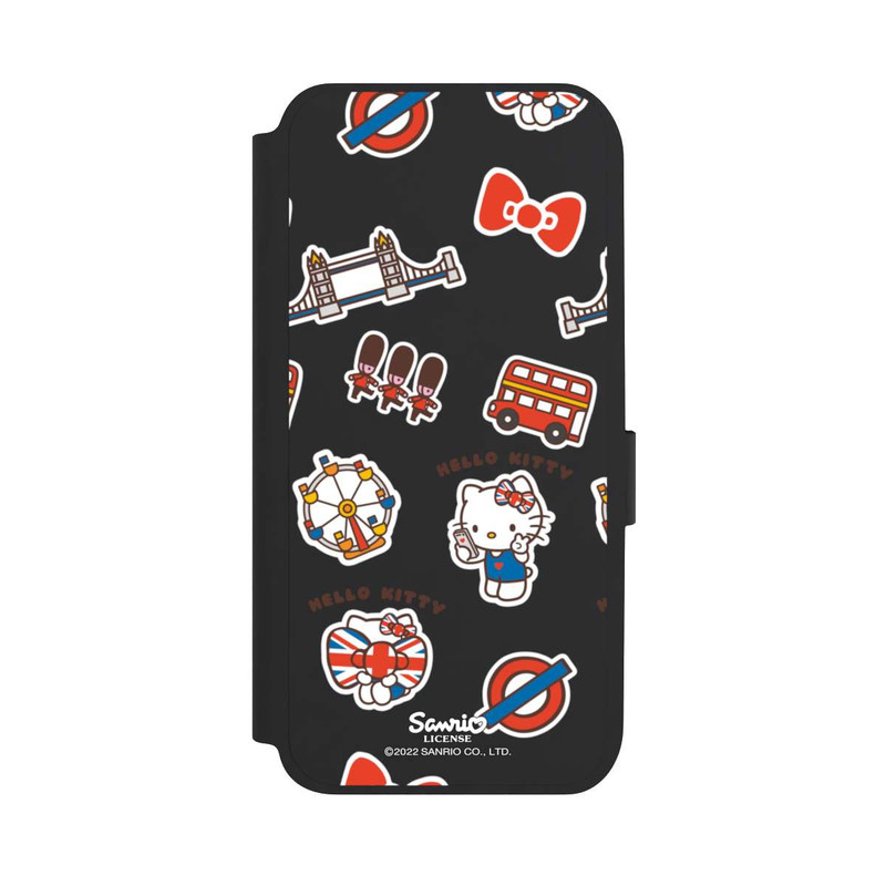 Galaxy A14 5G NIVOflip Hello Kitty Londoner Abzeichen Transparent