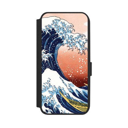Samsung Galaxy A14 5G NIVOflip La Grande Vague de Kanagawa Rouge