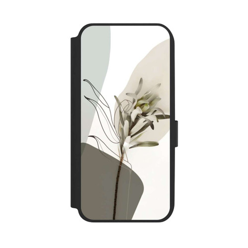 Samsung Galaxy A14 5G NIVOflip Boho Line Art Olivgrün