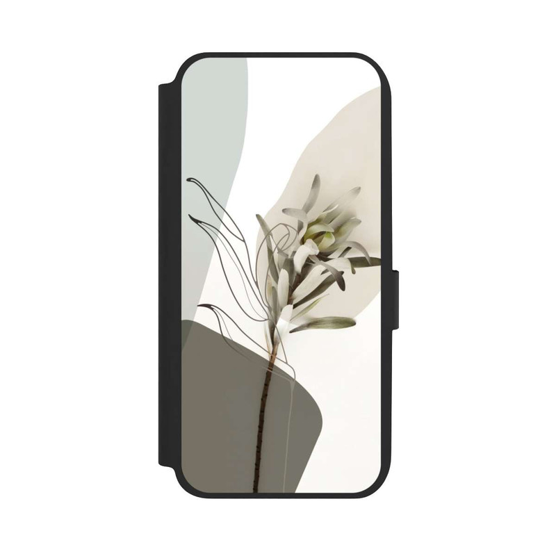 Galaxy A14 5G NIVOflip Boho Line Art Olivgrün