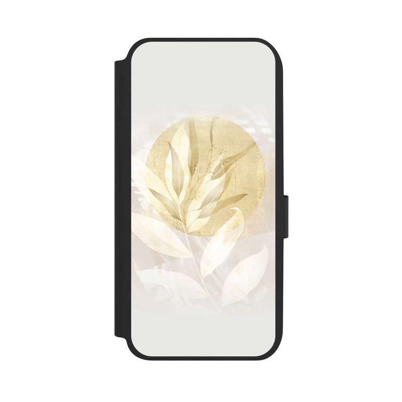 Galaxy A14 5G NIVOflip Boho Gold Blumen Kunst
