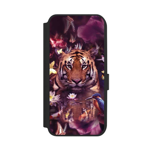 Samsung Galaxy A14 5G NIVOflip Tiger Blumenrahmen