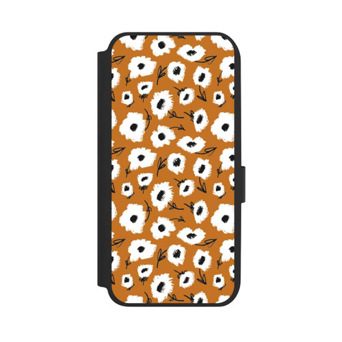 Samsung Galaxy A14 5G NIVOflip Flower pattern ocker
