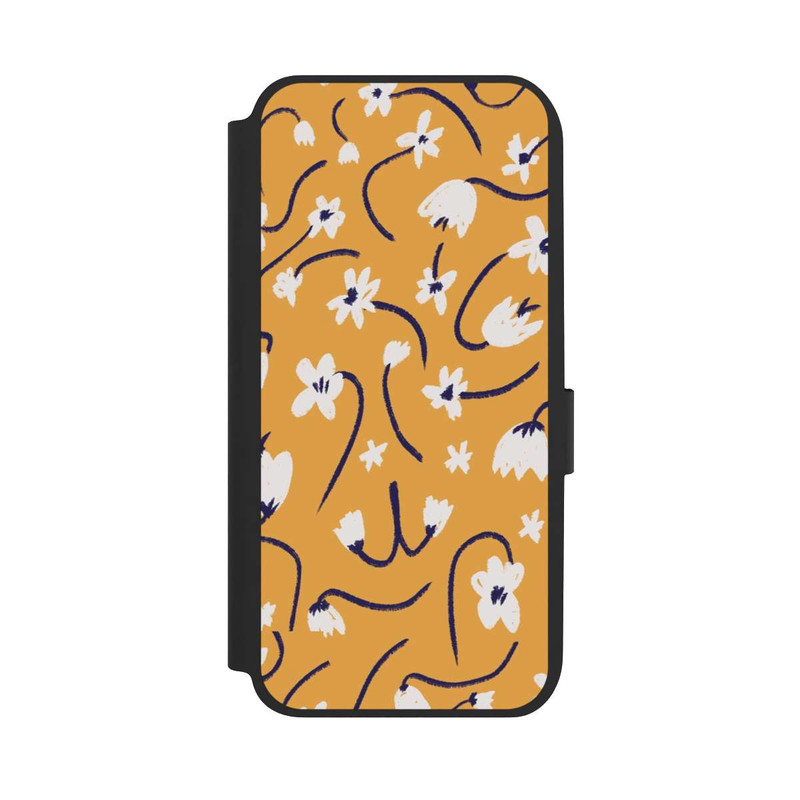Galaxy A14 5G NIVOflip Pattern Petites Fleurs Jaunes
