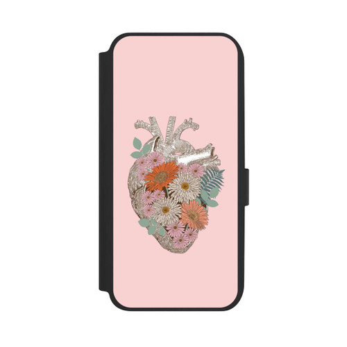 Samsung Galaxy A14 5G NIVOflip Florales Vintage-Herz