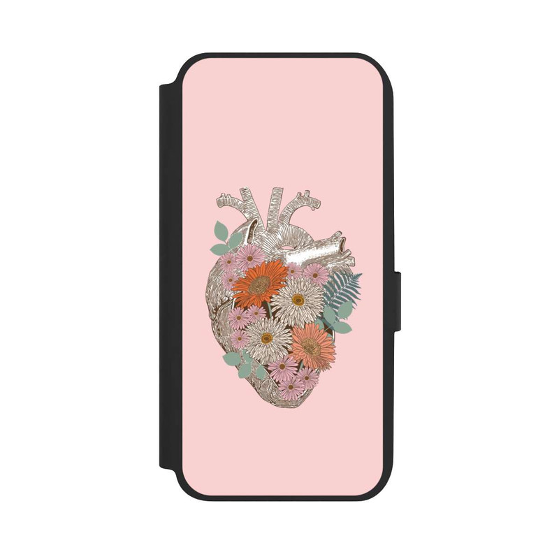 Galaxy A14 5G NIVOflip Florales Vintage-Herz