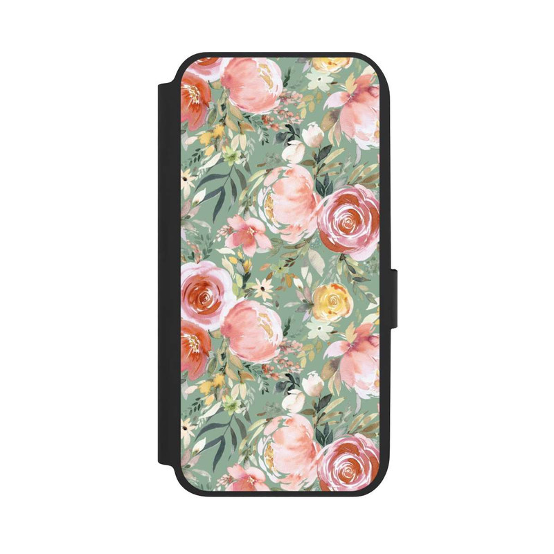 Galaxy A14 5G NIVOflip Pastellfarbener Pfingstrosenstrauß