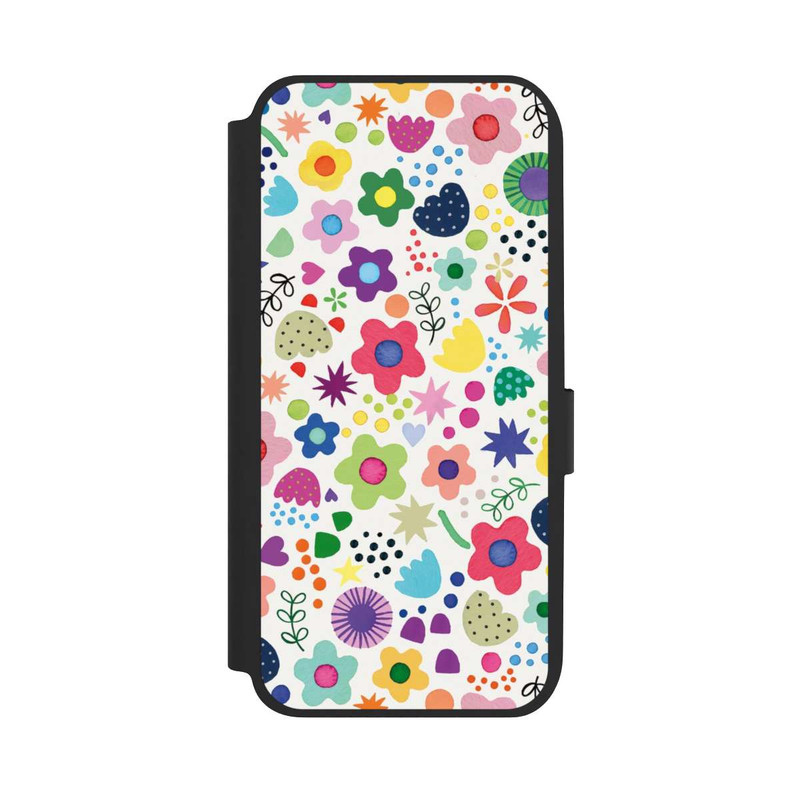 Galaxy A14 5G NIVOflip Psychedelische Blumen bunt