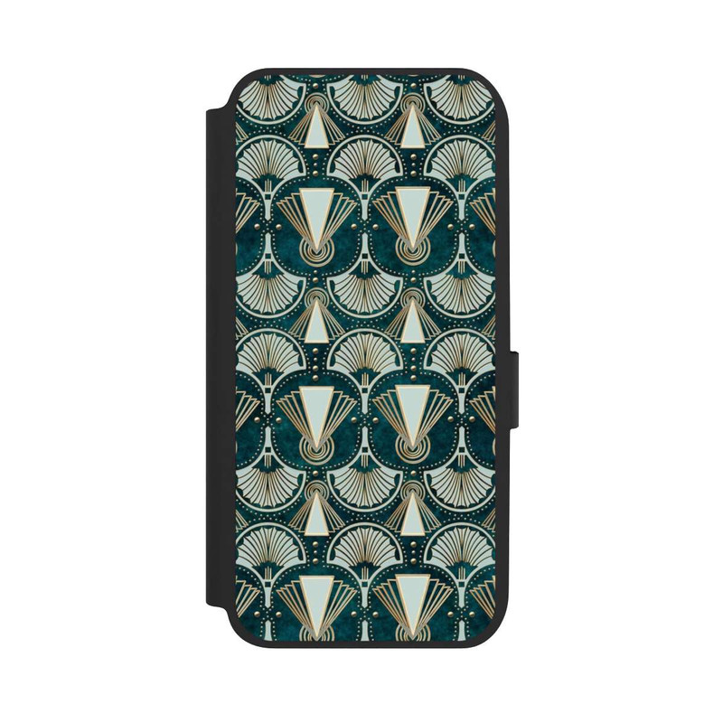 Galaxy A14 5G NIVOflip Art Deco Green Pattern
