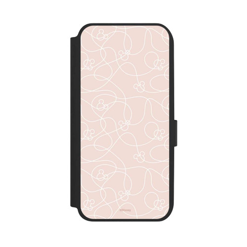 Samsung Galaxy A14 5G NIVOflip Micky Line Art Muster Rosa