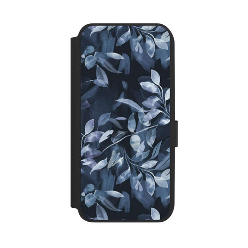 Samsung Galaxy A14 5G NIVOflip Aquarelle Feuilles Mystiques Marine