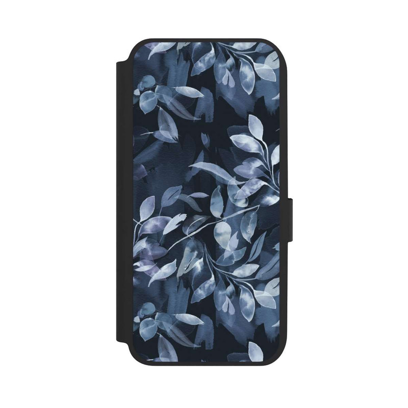 Galaxy A14 5G NIVOflip Aquarelle Feuilles Mystiques Marine