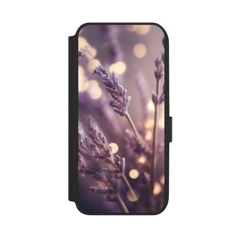 Galaxy A14 5G NIVOflip Lavande en gros plan avec IA