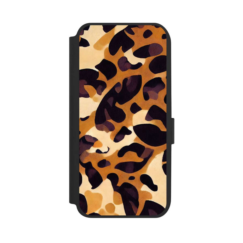 Galaxy A14 5G NIVOflip motif lion marron clair