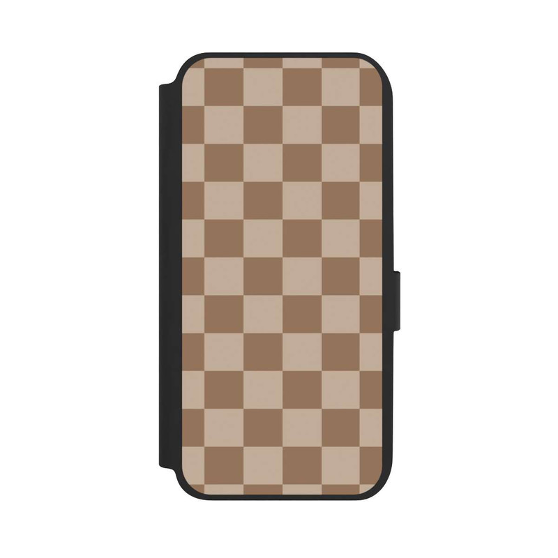 Galaxy A14 5G NIVOflip Carreaux marron