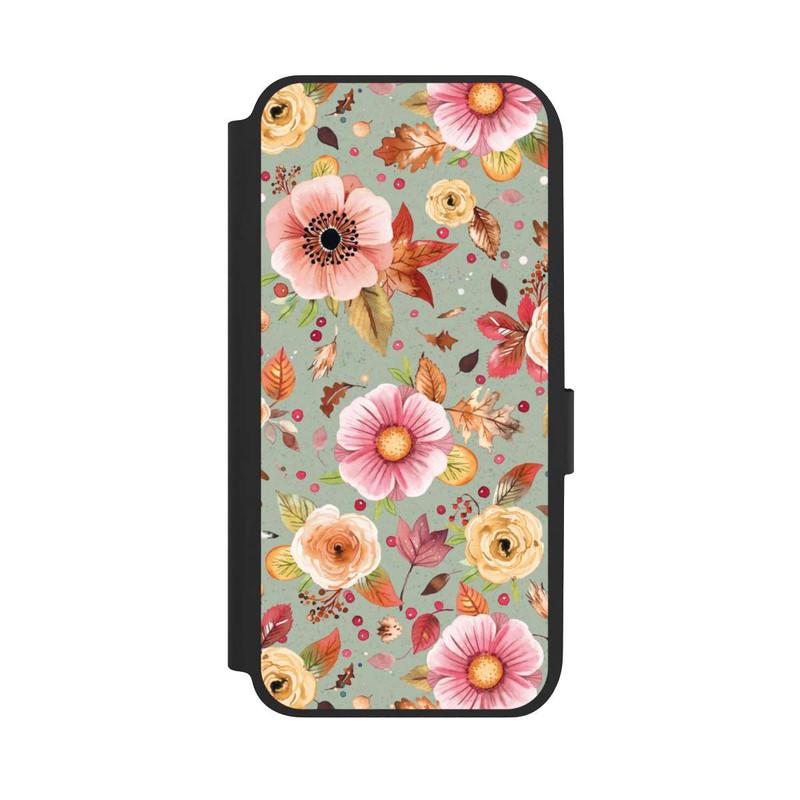 Galaxy A14 5G NIVOflip Herbstblumen Weiches Grün