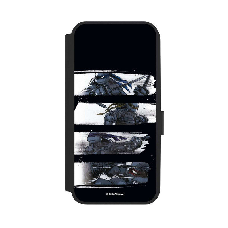 Galaxy A14 5G NIVOflip Scratch TMNT noir et blanc