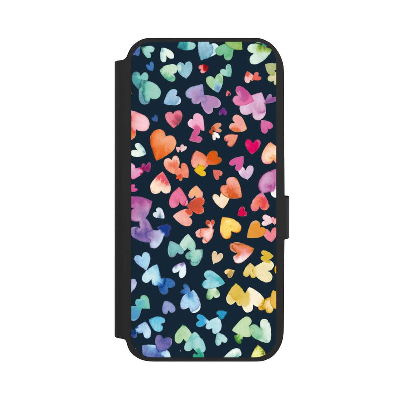 Galaxy A14 5G NIVOflip Valentines Hearts Black