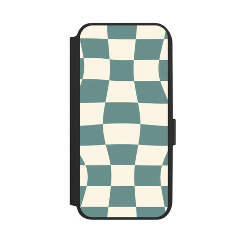 Samsung Galaxy A14 5G NIVOflip Schachbrett Petrol