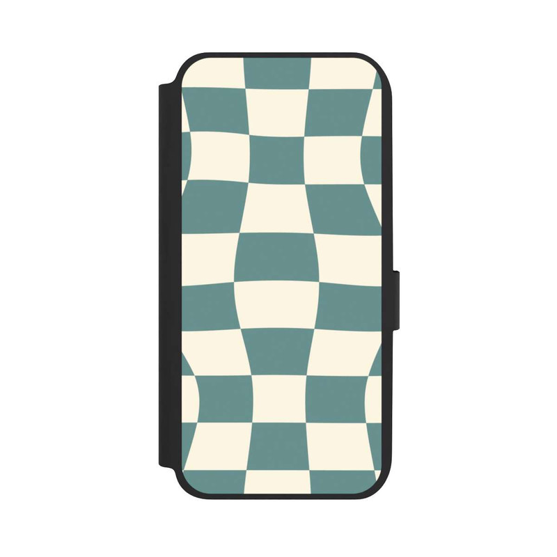 Galaxy A14 5G NIVOflip Schachbrett Petrol