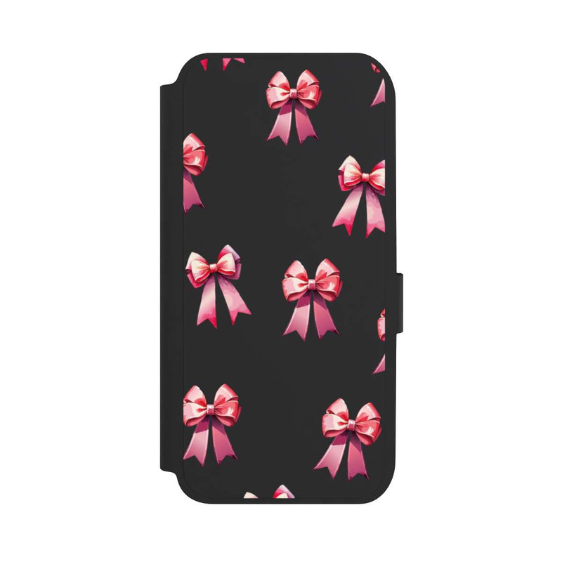 Galaxy A14 5G NIVOflip Bow Red Pattern Watercolor Transparent