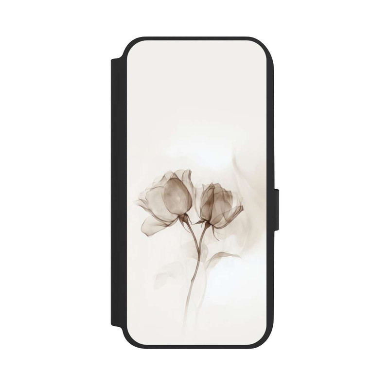 Galaxy A14 5G NIVOflip Braune Rose Blume Nebel