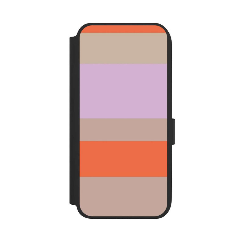 Galaxy A14 5G NIVOflip Moca Lila Orange Stripes