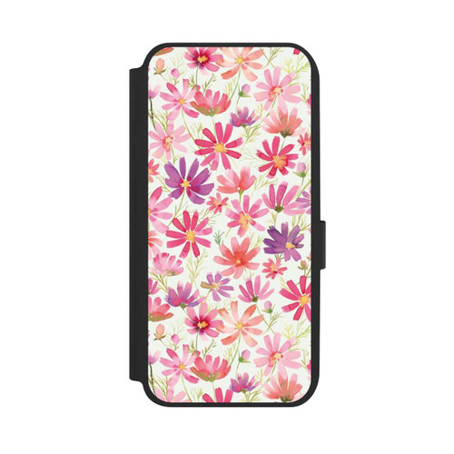 Samsung Galaxy A14 5G NIVOflip Boho Cosmos Flowers Purple