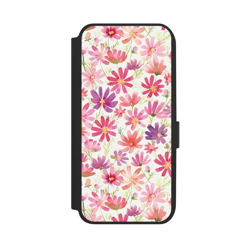 Galaxy A14 5G NIVOflip Boho Cosmos Flowers Purple