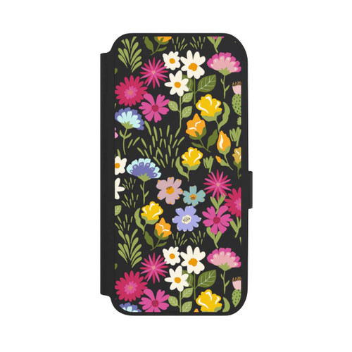 Samsung Galaxy A14 5G NIVOflip Bunte Sommerblumen Transparent