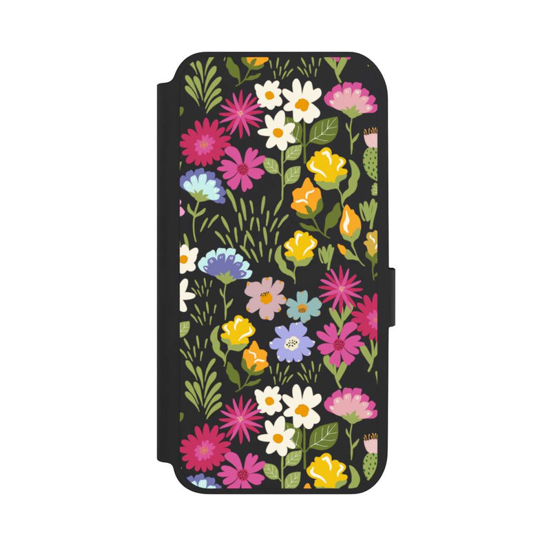 Galaxy A14 5G NIVOflip Bunte Sommerblumen Transparent
