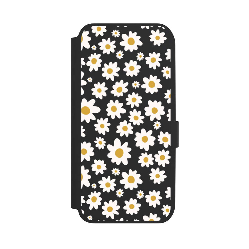 Galaxy A14 5G NIVOflip Daisy Flower Seamless Pattern Transparent