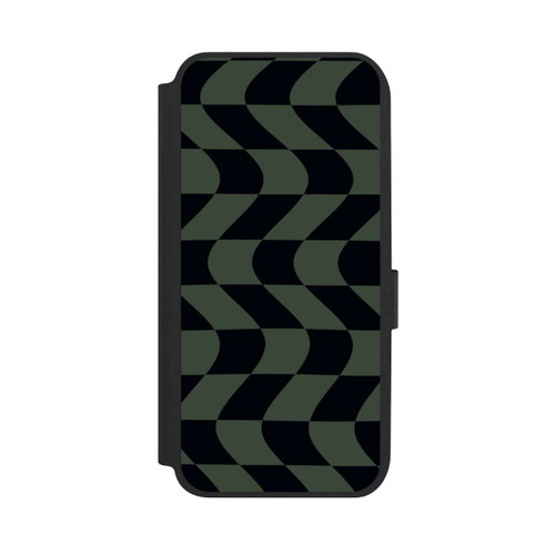 Samsung Galaxy A14 5G NIVOflip Checked Pattern Green Black