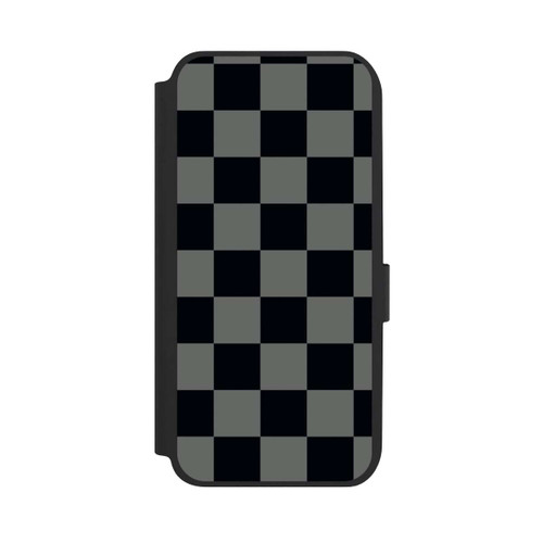 Samsung Galaxy A14 5G NIVOflip Schachbrett Schwarz Grau