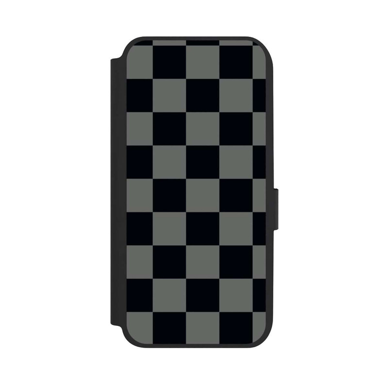 Galaxy A14 5G NIVOflip Schachbrett Schwarz Grau
