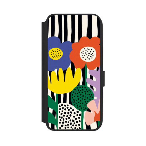 Samsung Galaxy A14 5G NIVOflip Flowers Striped Background