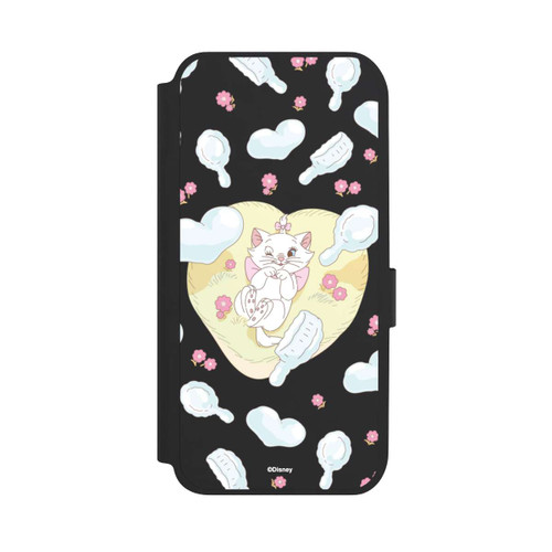 Samsung Galaxy A14 5G NIVOflip Aristocats Marie Hearts Yellow Transparent