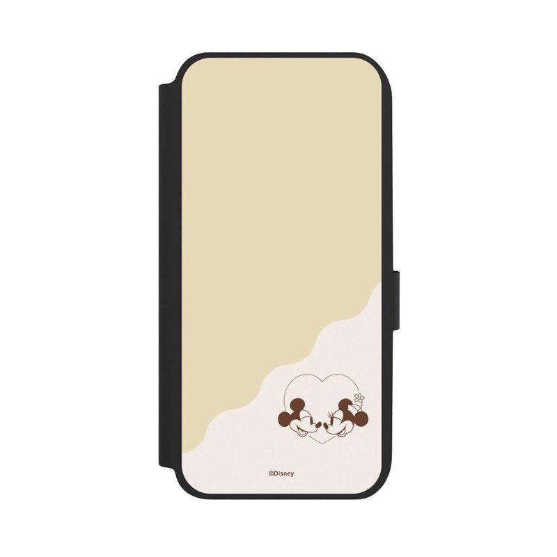 Galaxy A14 5G NIVOflip Mickey and Minnie Love Heart Beige