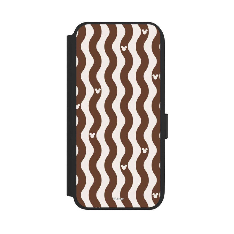 Galaxy A14 5G NIVOflip Mickey Mouse Brown Pattern Waves