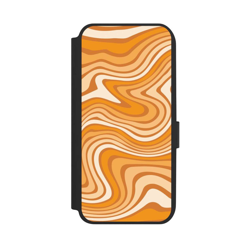 Galaxy A14 5G NIVOflip Wellenmuster Orange
