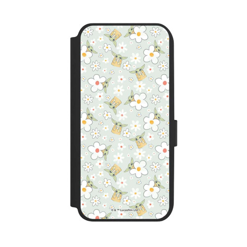 Samsung Galaxy A14 5G NIVOflip Baby Yoda Blumen Muster
