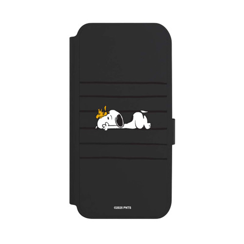 Samsung Galaxy A14 5G NIVOflip Snoopy Woodstock Streifen Peanuts Transparent