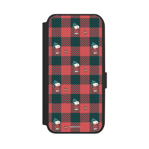 Samsung Galaxy A14 5G NIVOflip Peanuts Red Tartan Pattern