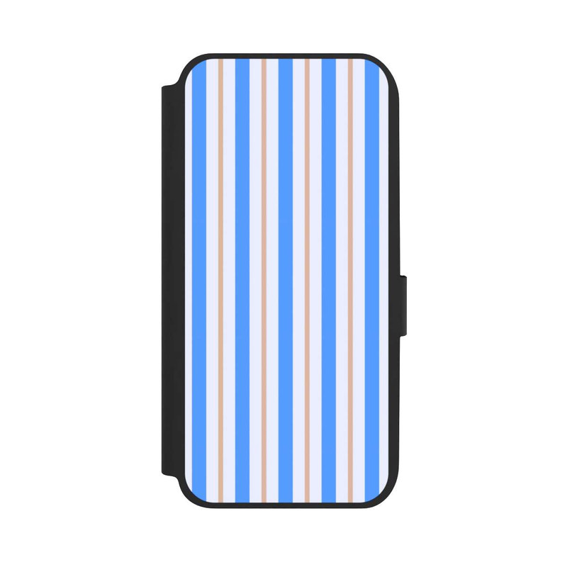 Galaxy A14 5G NIVOflip Stripes Blue Beige