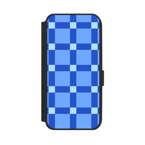 Samsung Galaxy A14 5G NIVOflip Big Blue Checked Pattern