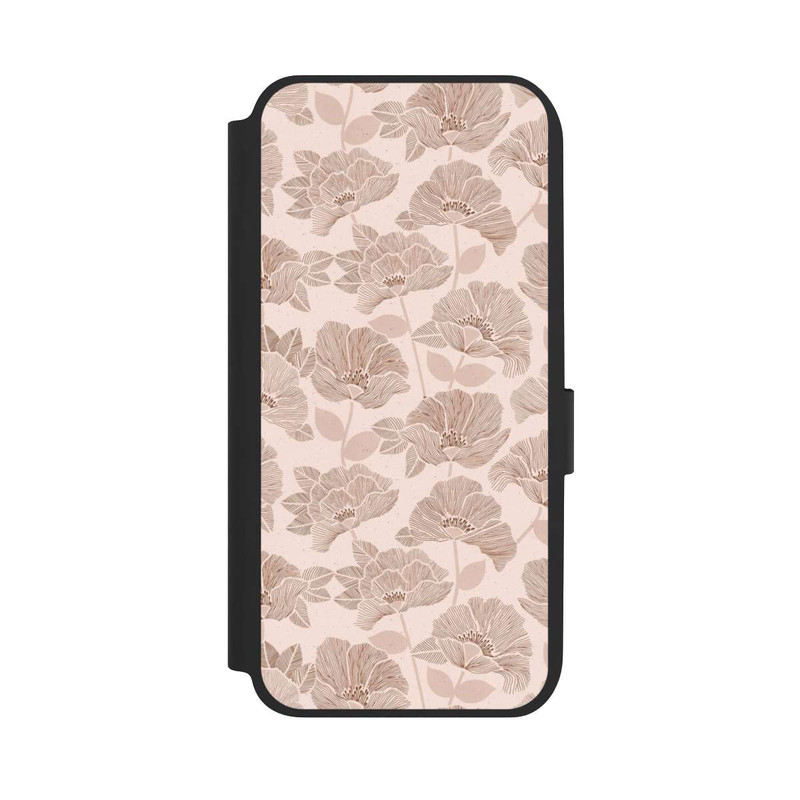 Galaxy A14 5G NIVOflip Brown Floral Block