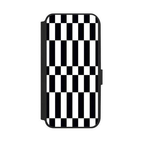 Samsung Galaxy A14 5G NIVOflip Checked Abstract Bold Black and White Color Block