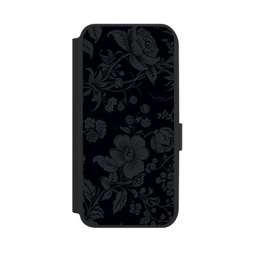 Samsung Galaxy A14 5G NIVOflip Dunkle Blumen Vintageoptik