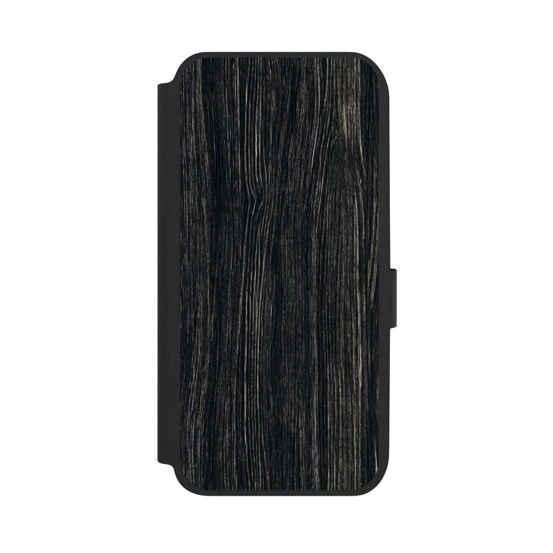 Galaxy A14 5G NIVOflip Dunkle Holzstruktur